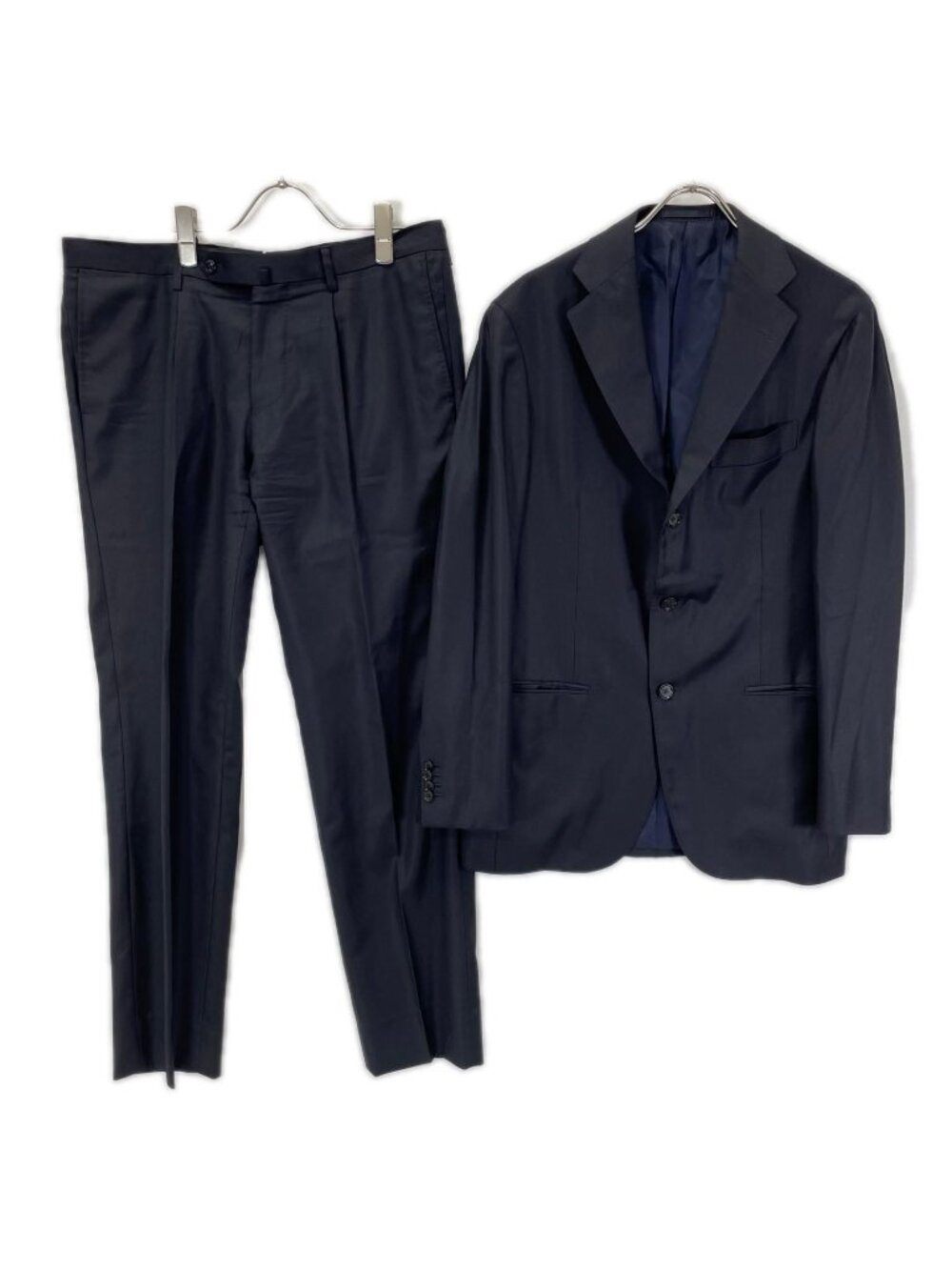 Loro Piana Salotto Di Guji Navy Wool 365 Single Suit 50